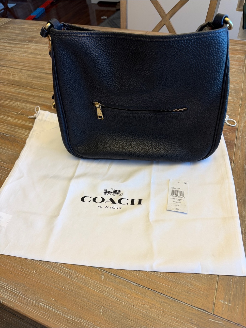 Coach Cary Pebbled Leather Shoulder Bag